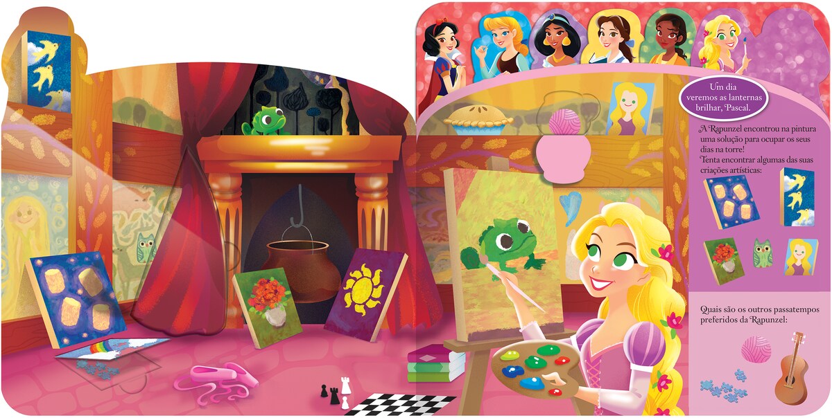 Tesouros Escondidos no Mundo das Princesas - Levanta as Abas - Procura e Descobre 2