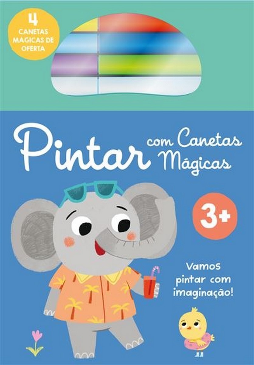 Pintar com Canetas Mágicas - Elefante 3+ 1