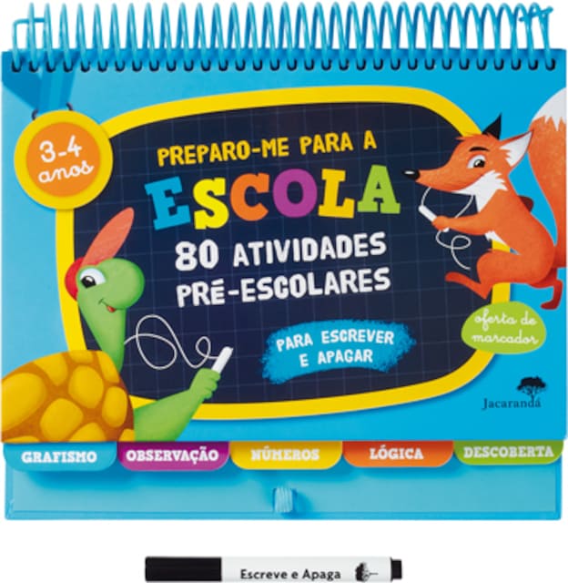 Imagem 0 de Preparo-me para a Escola - 80 Atividades Pré- Escolares - 3-4 Anos