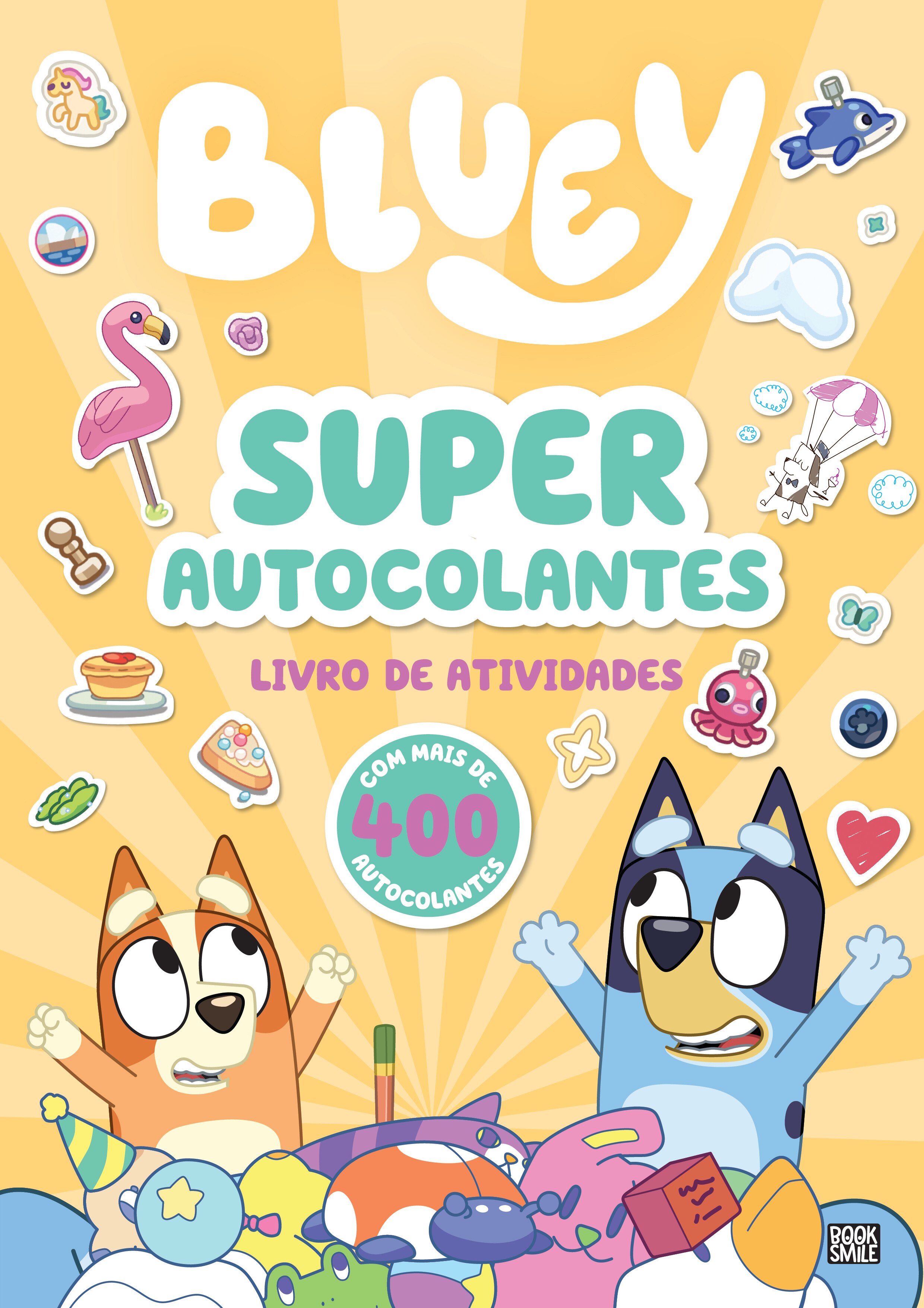 Bluey: Superautocolantes - Livro de atividades 1
