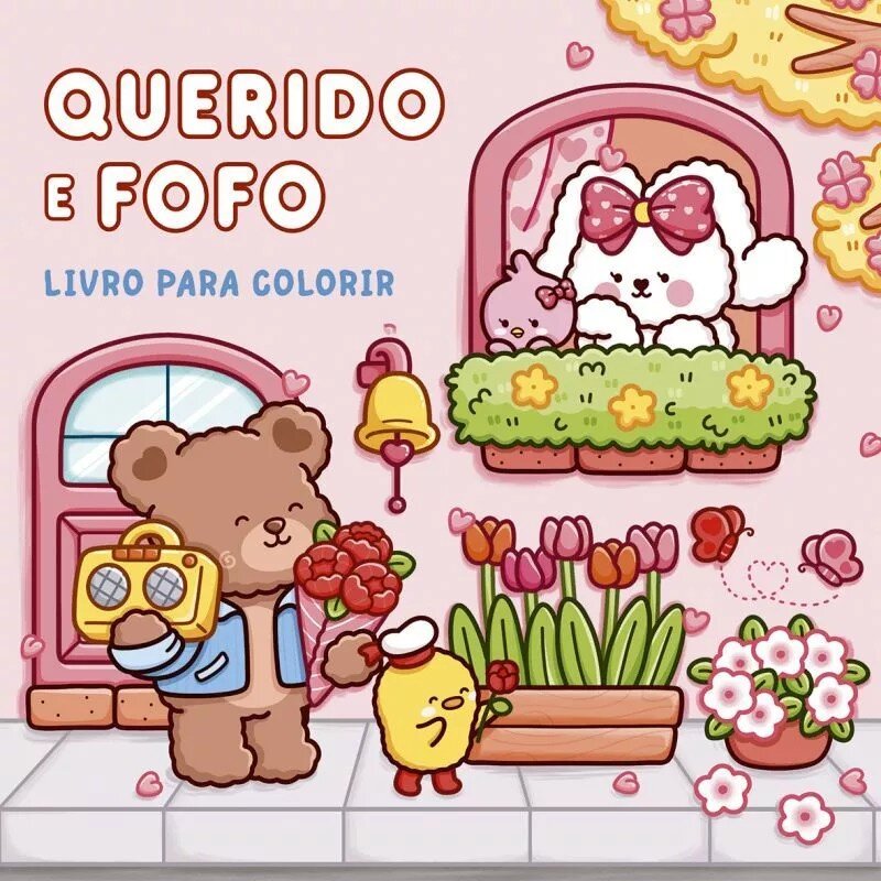 Querido e Fofo - Livro para Colorir 1