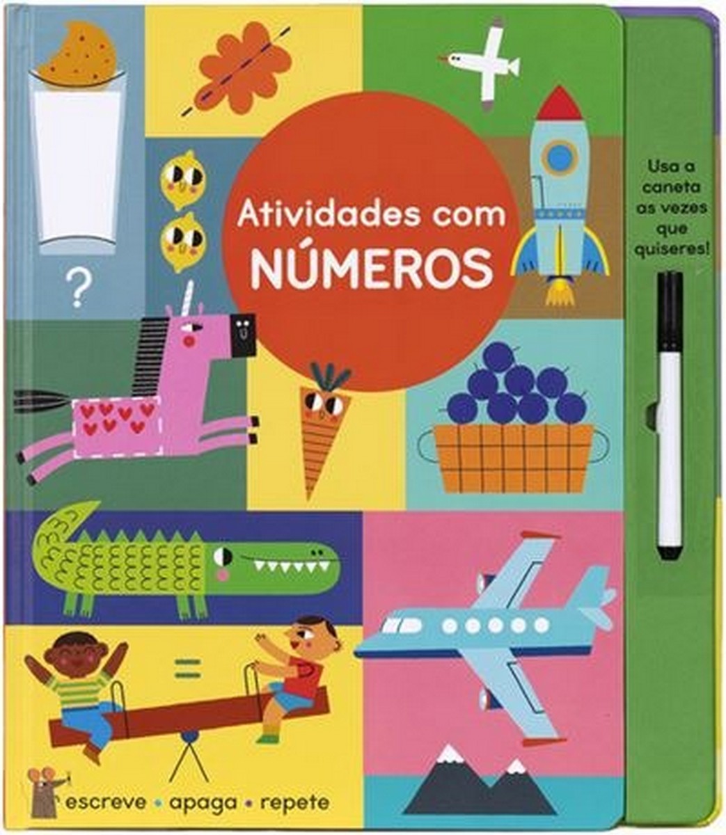 Atividades com números - Escreve, apaga, repete 1