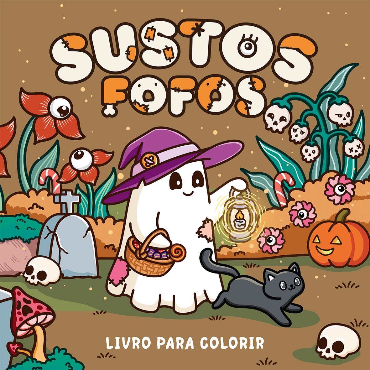 Sustos Fofos - Livro para Colorir 1