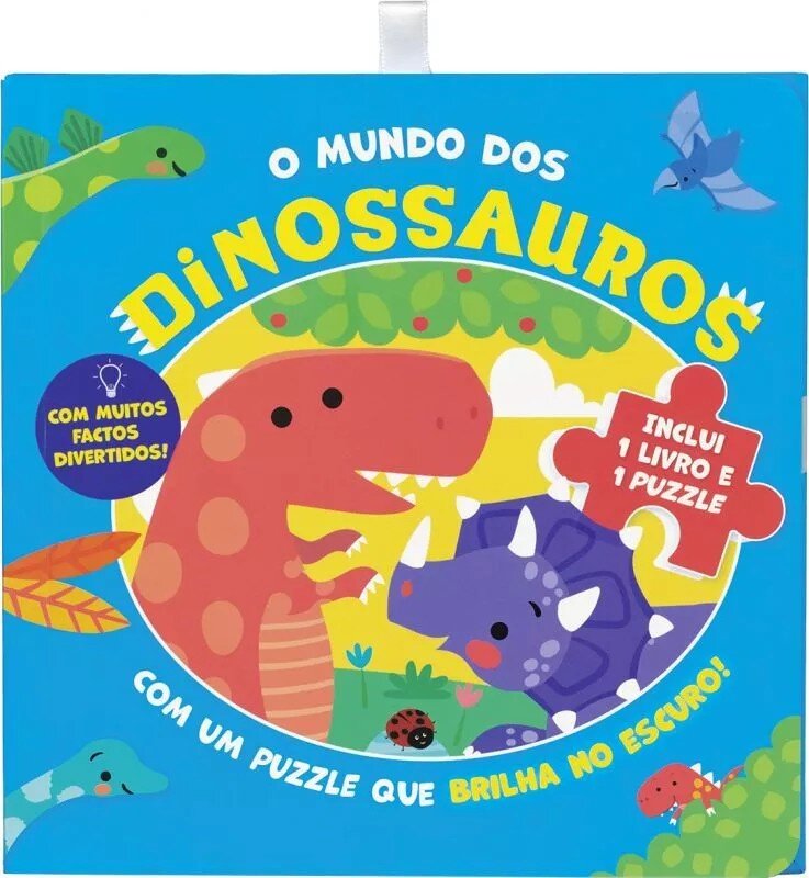 O Mundo dos Dinossauros - Com um Puzzle que Brilha no Escuro 1