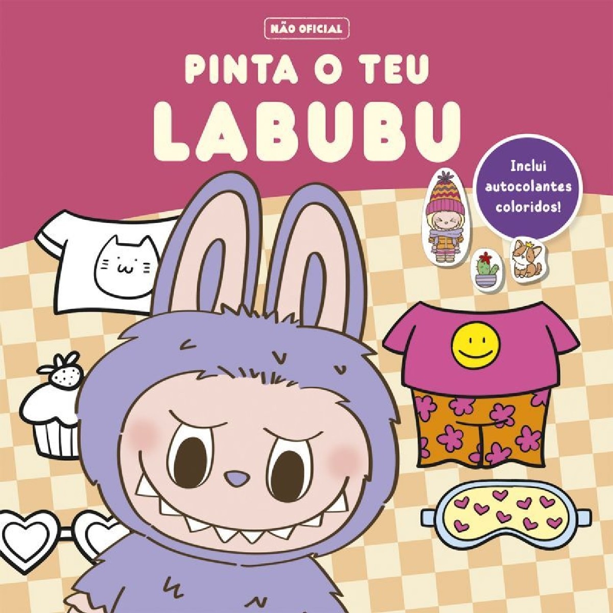 Pinta o teu Labubu - Inclui Autocolantes Coloridos 1