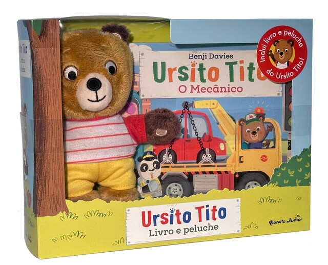 Imagem 0 de Ursito tito o mecanico livro e peluche
