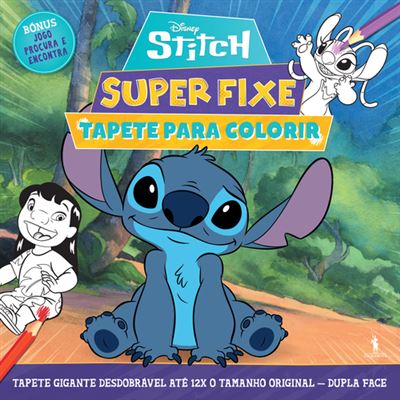 Stitch super fixe tapete para colorir 1