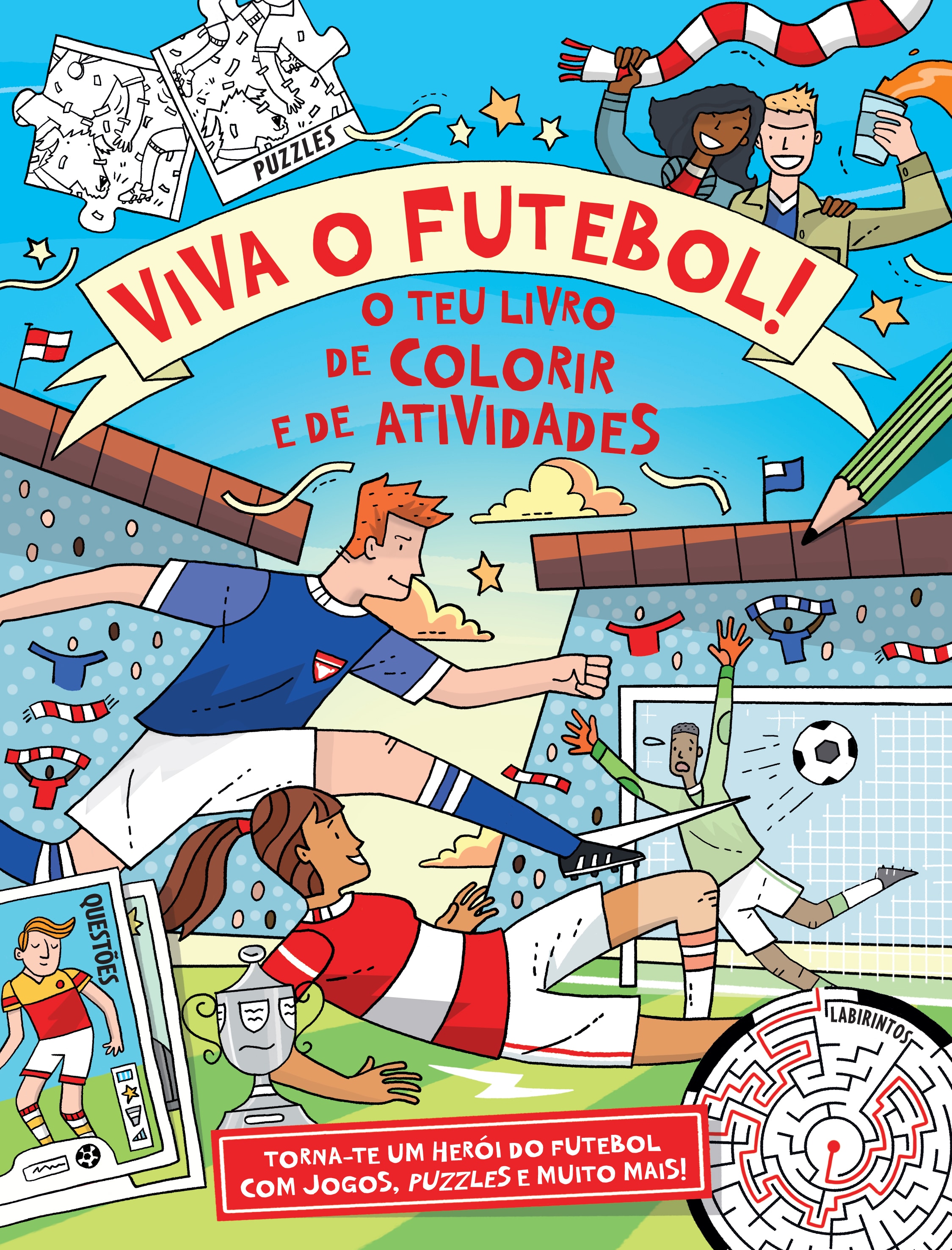Imagem 0 de Viva o Futebol! - O Teu Livro de Colorir e de Atividades