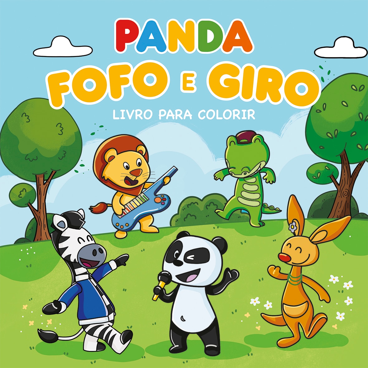 Canal Panda - Fofo e Giro - Livro para colorir 1