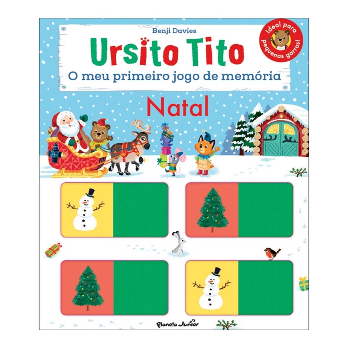 Imagem 0 de Ursito Tito Natal O Meu Primeiro  Jogo De Memoria 