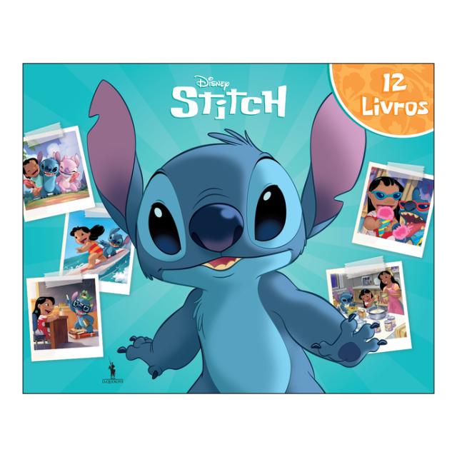 Imagem 0 de Disney Stitch 12 Livros Dos Teus Herois
