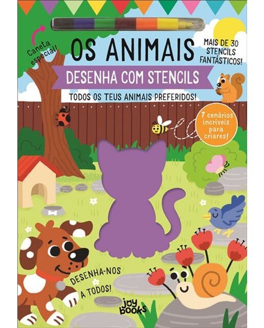 Imagem 0 de DESENHA COM STENCILS: OS ANIMAIS