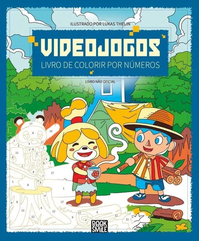 Videojogos - Livro de Colorir por Números 1