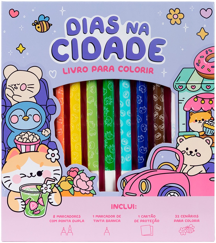 Imagem 0 de Dias na Cidade - Livro para Colorir