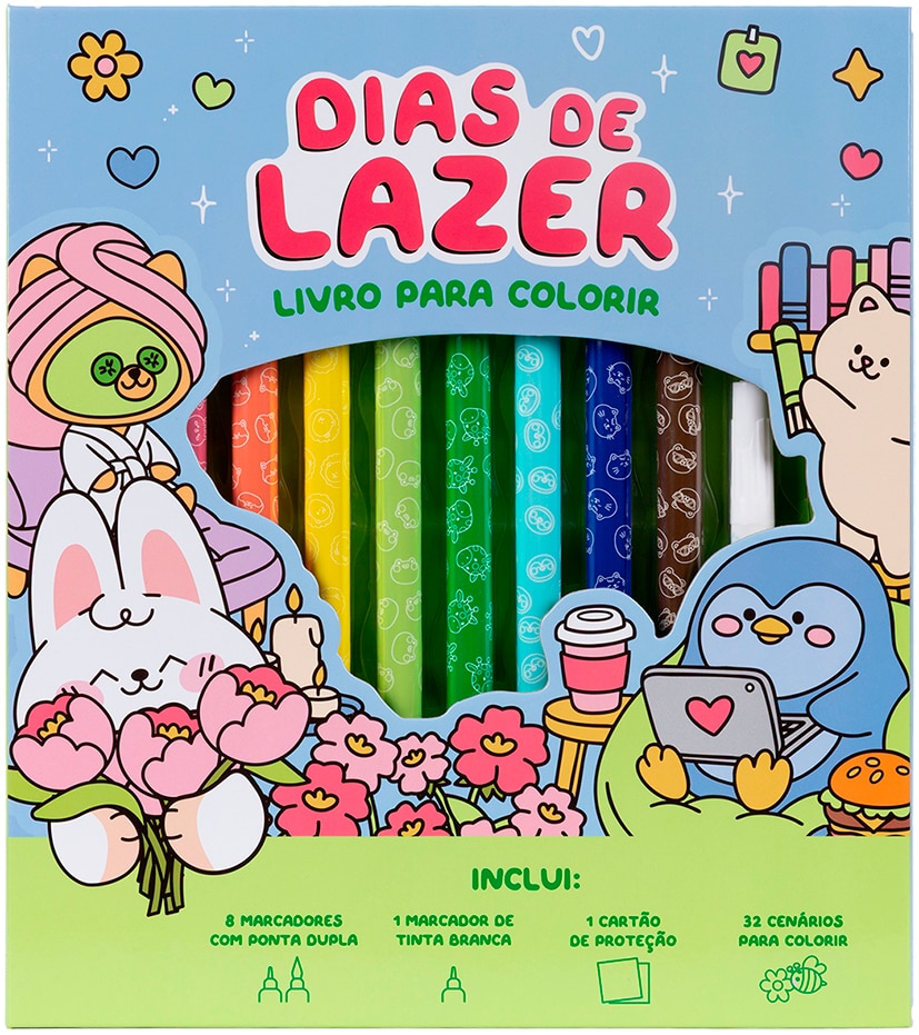 Dias de Lazer - Livro para Colorir 1