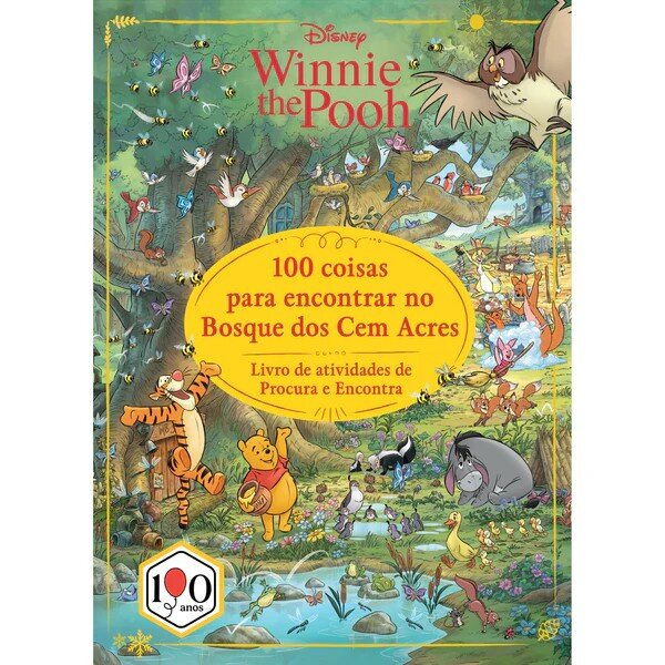 Imagem 0 de 100 Coisas para Encontrar no Bosque dos Cem Acres - Livro de atividades de procura e encontra