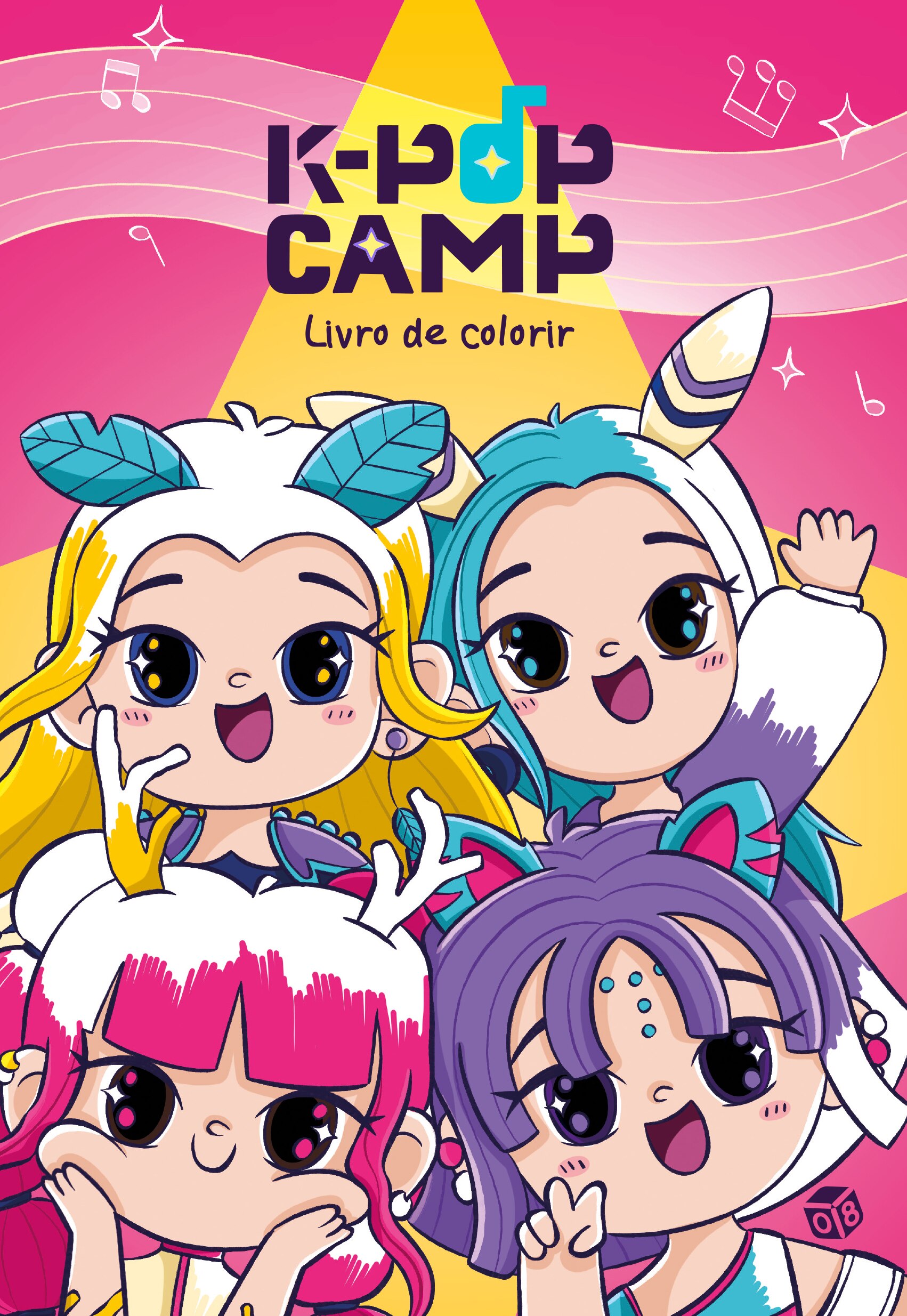 Imagem 0 de K-Pop Camp - Livro de Colorir