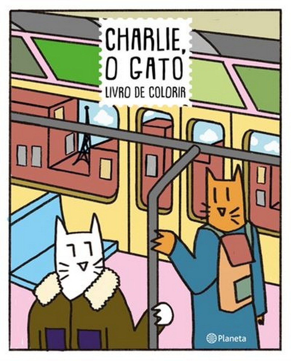 Charlie, O Gato - Livro de colorir 1