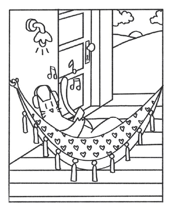 Charlie, O Gato - Livro de colorir 4