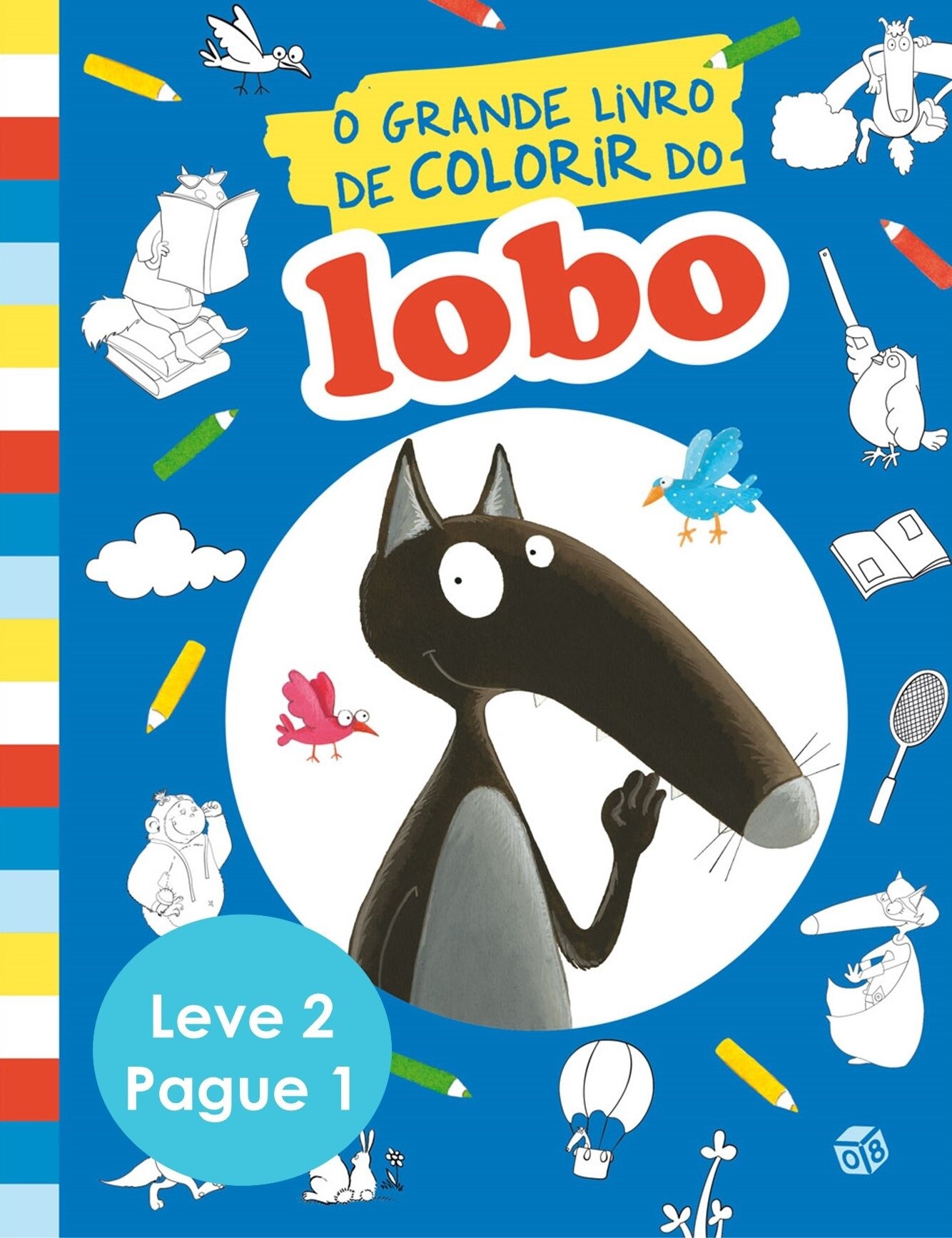 O Lobo - O Grande Livro de Colorir com Oferta de Livro de Histórias 1