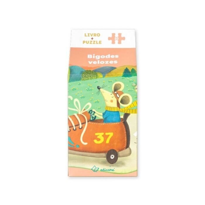 Imagem 0 de Bigodes Velozes - Livro + Puzzle -50 Pcs