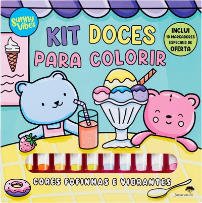 Imagem 0 de Kit Doces para Colorir - Cores fofinhas e vibrantes