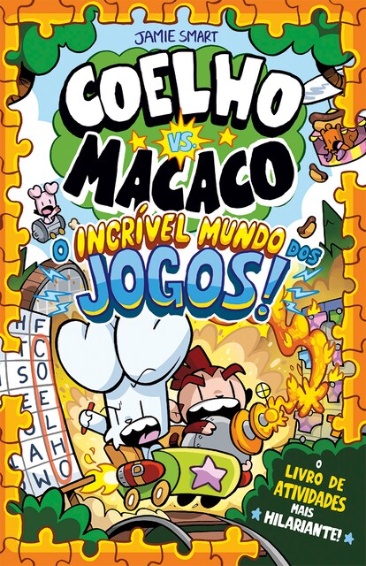 Imagem 0 de Coelho vs. Macaco: O incrível mundo dos jogos! - O livro de atividades mais hilariante!