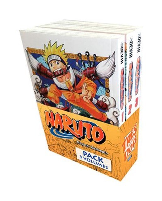 Pack Naruto - Volumes 1, 2 e 3 1