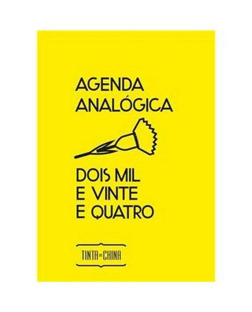 Imagem 0 de Analógica Diária Dois Mil e Vinte e Quatro - Amarelo