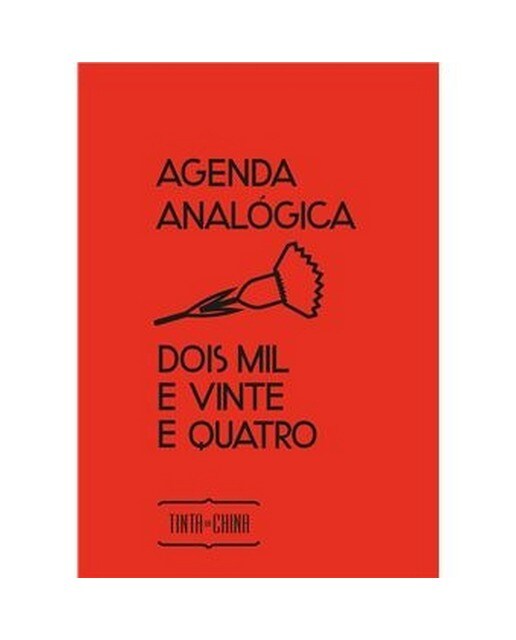 Analógica Diária Dois Mil e Vinte e Quatro - Vermelho 1