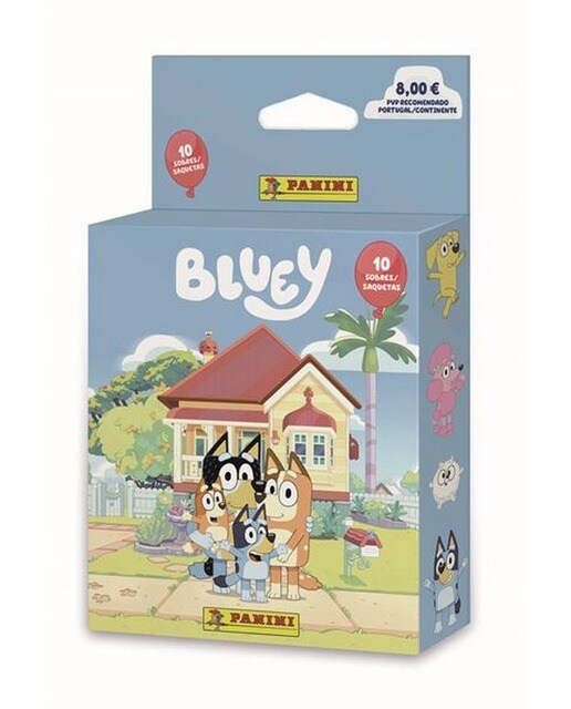 Imagem 0 de Caixa com 10 Saquetas Cromos Bluey