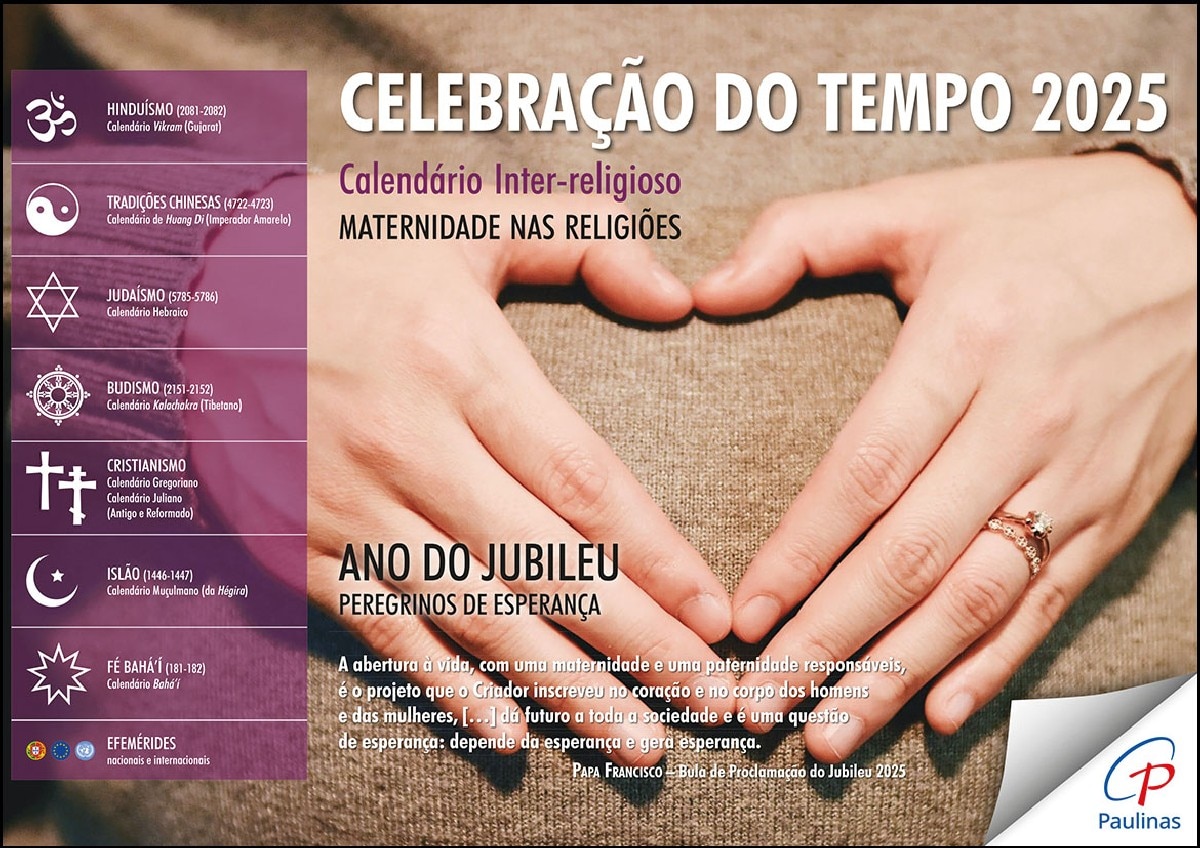 Imagem 0 de Celebração do Tempo 2025 - Calendário Inter-religioso
