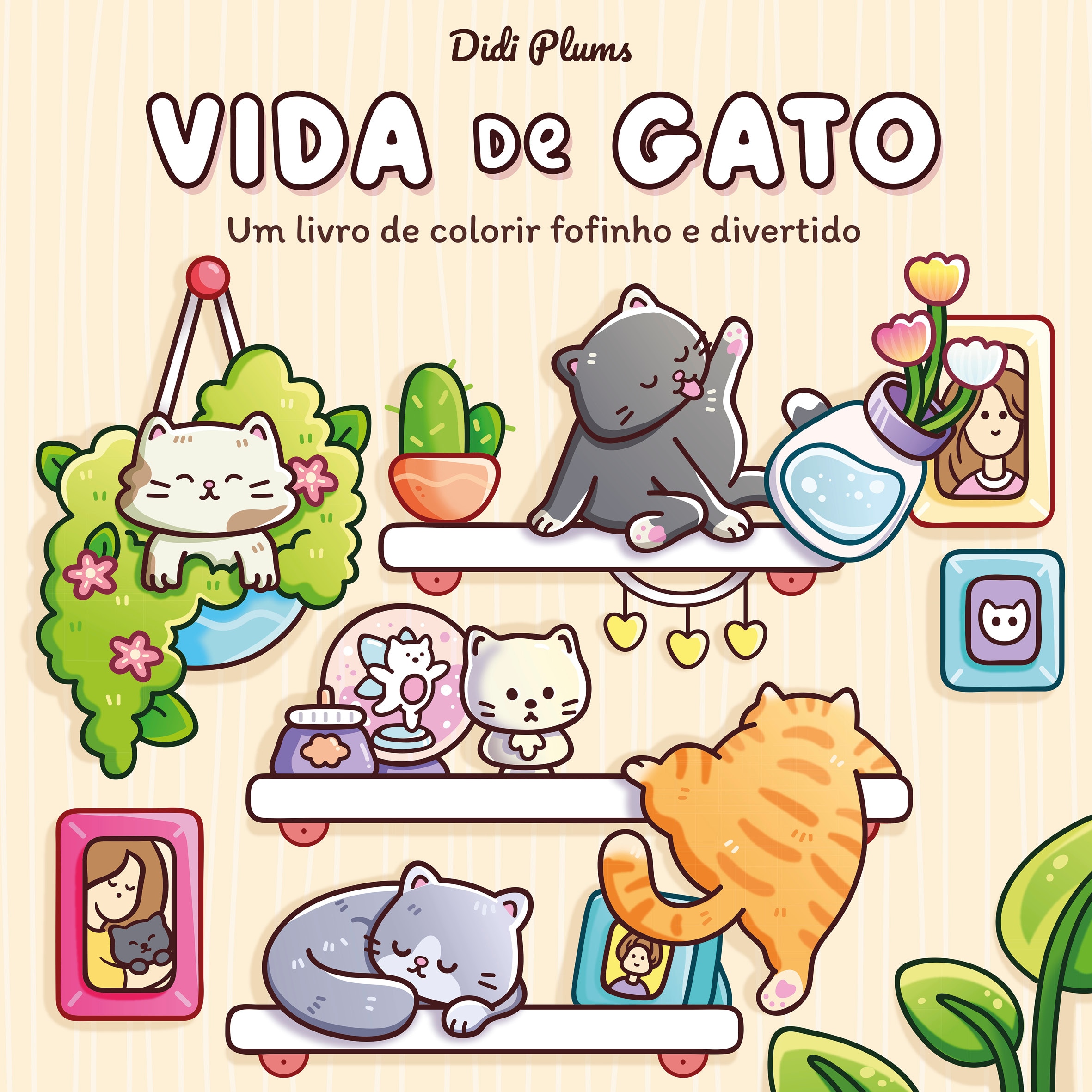Imagem 0 de Vida de Gato - Um livro de colorir fofinho e divertido
