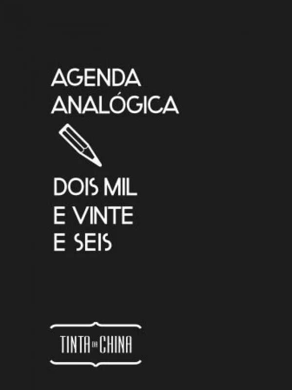 Agenda Analógica 2026 (Preta) 1