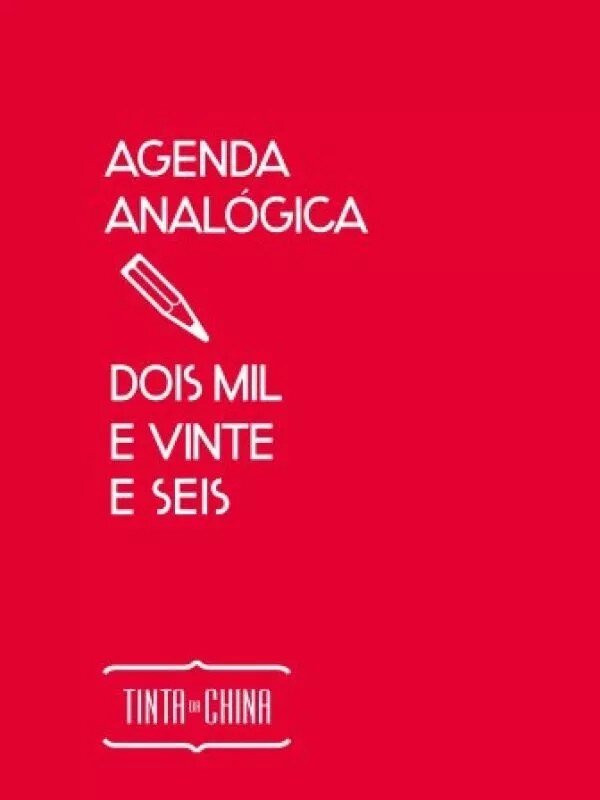 Imagem 0 de Agenda Analógica 2026 (Vermelha)
