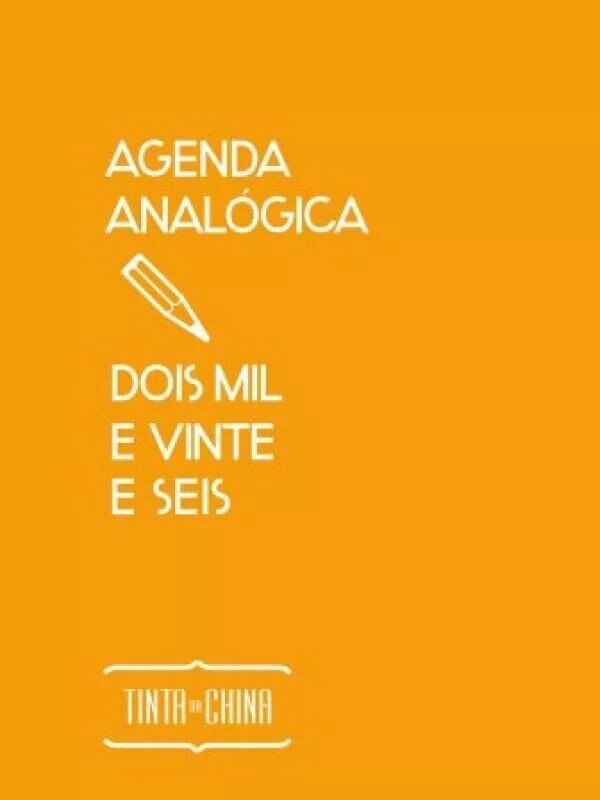 Agenda Analógica 2026 (Amarela) 1
