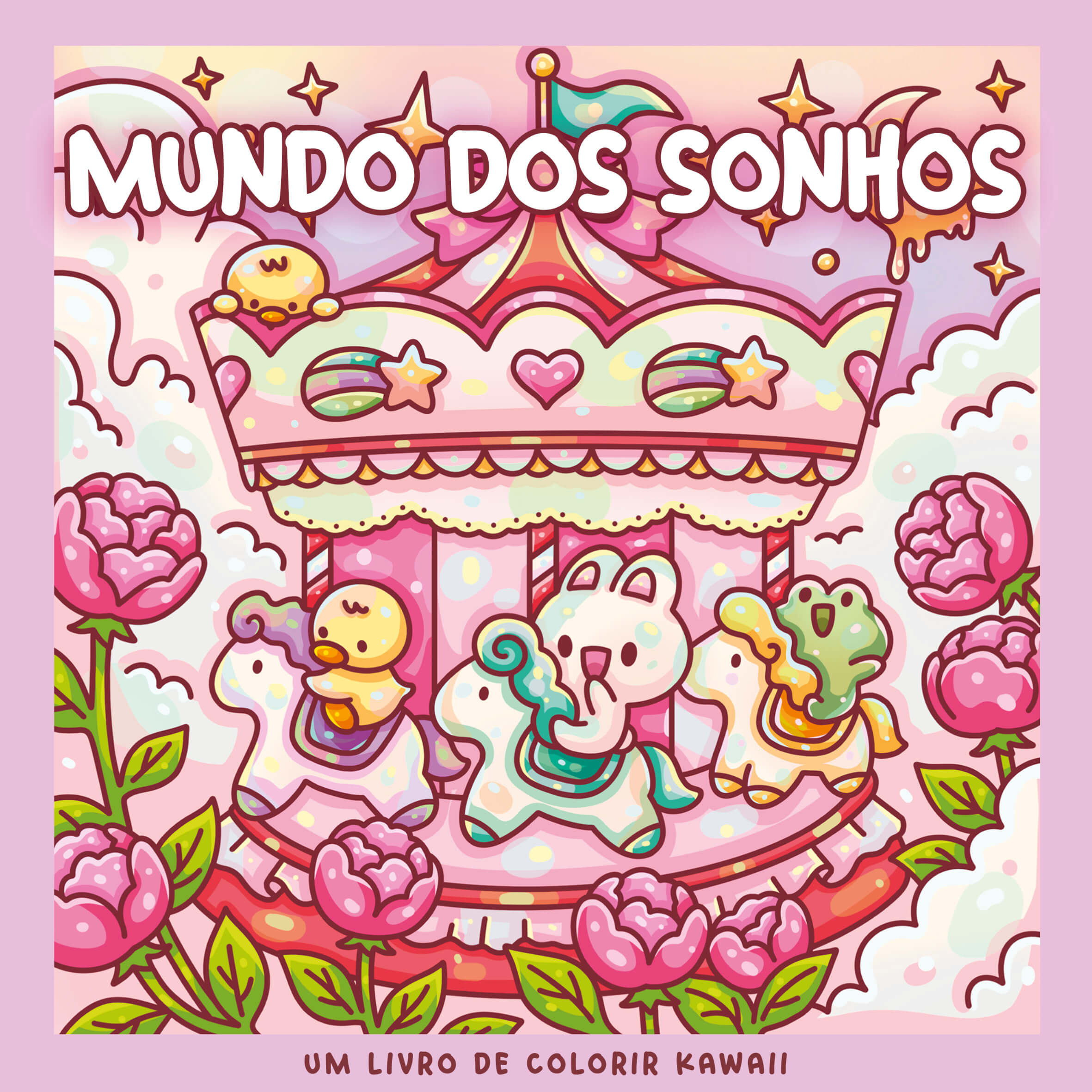 Mundo dos Sonhos - Um livro de colorir Kawaii 1