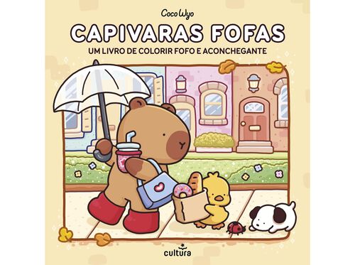 Imagem 0 de Capivaras Fofas - Um livro de colorir fofo e aconchegante