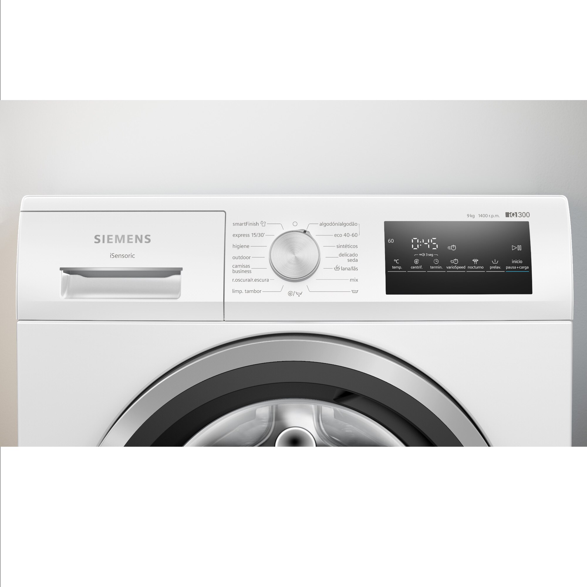 Recondicionado - Grade A - Máquina de Lavar Roupa Siemens iQ300 WM14N290EP Carga Frontal de 9 Kg e 1400 rpm - Branco Branco-4