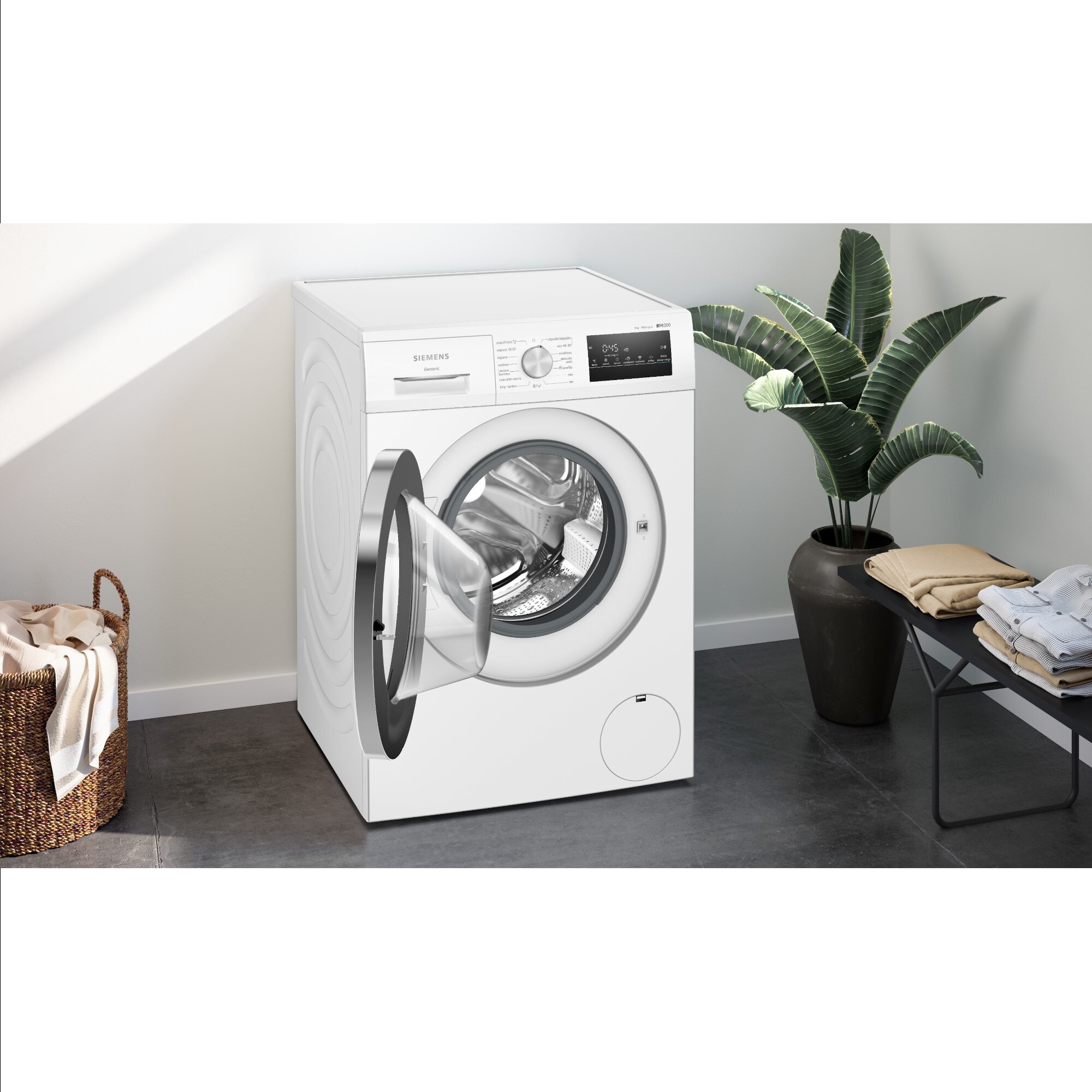 Recondicionado - Grade A - Máquina de Lavar Roupa Siemens iQ300 WM14N290EP Carga Frontal de 9 Kg e 1400 rpm - Branco Branco-8