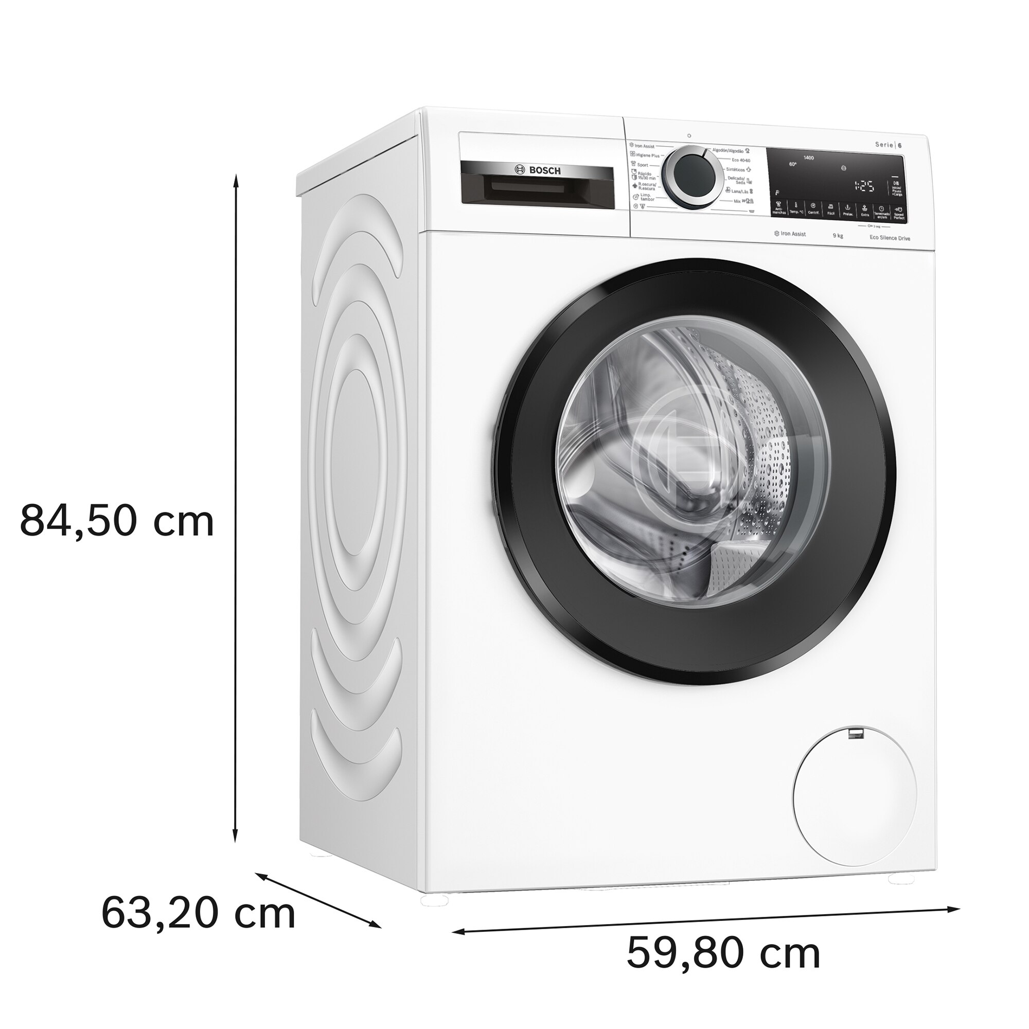 Recondicionado - Grade B - Máquina de Lavar Roupa Bosch WGG244Z0EP Carga Frontal de 9 Kg e de 1400 rpm - Branco Branco-2