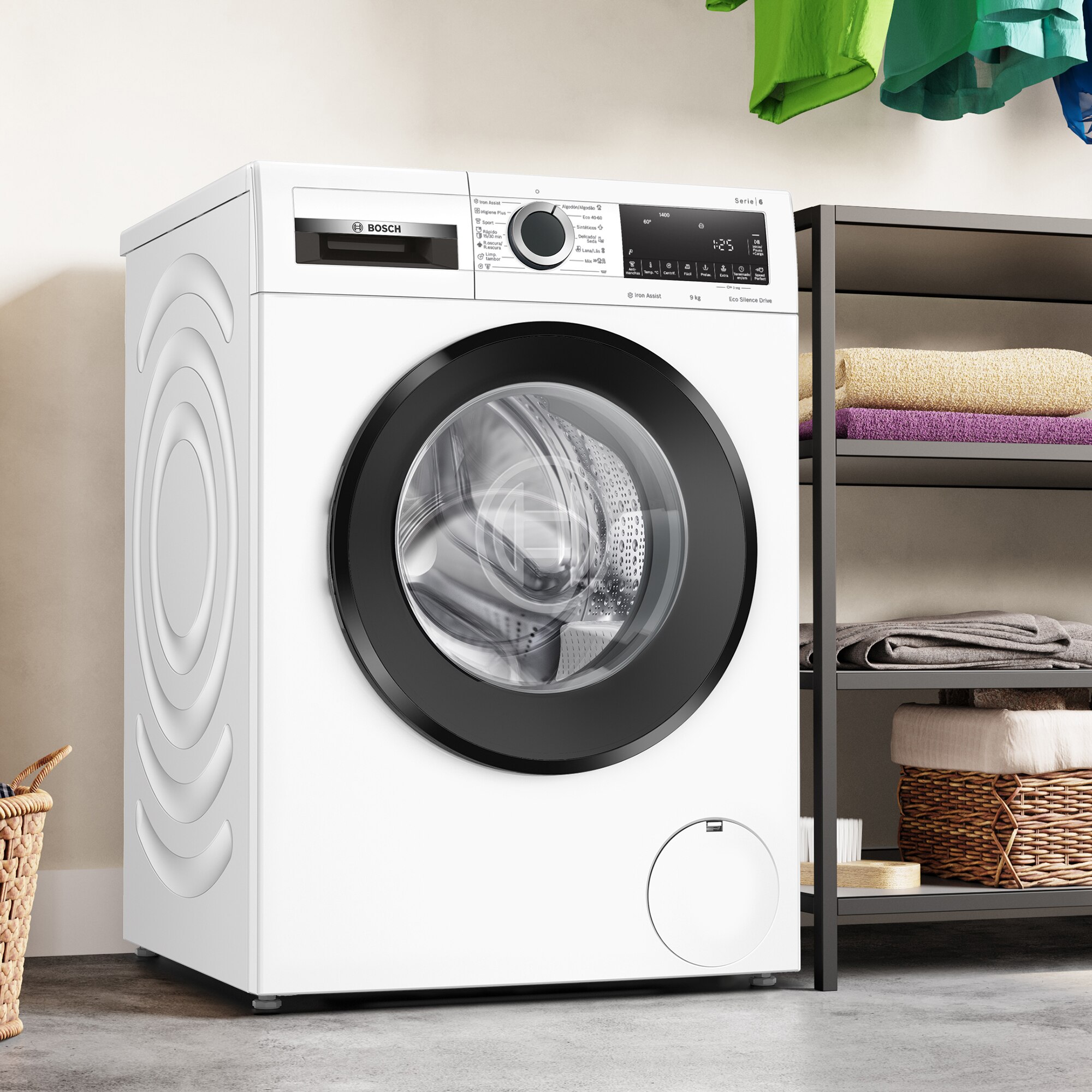 Recondicionado - Grade B - Máquina de Lavar Roupa Bosch WGG244Z0EP Carga Frontal de 9 Kg e de 1400 rpm - Branco Branco-3