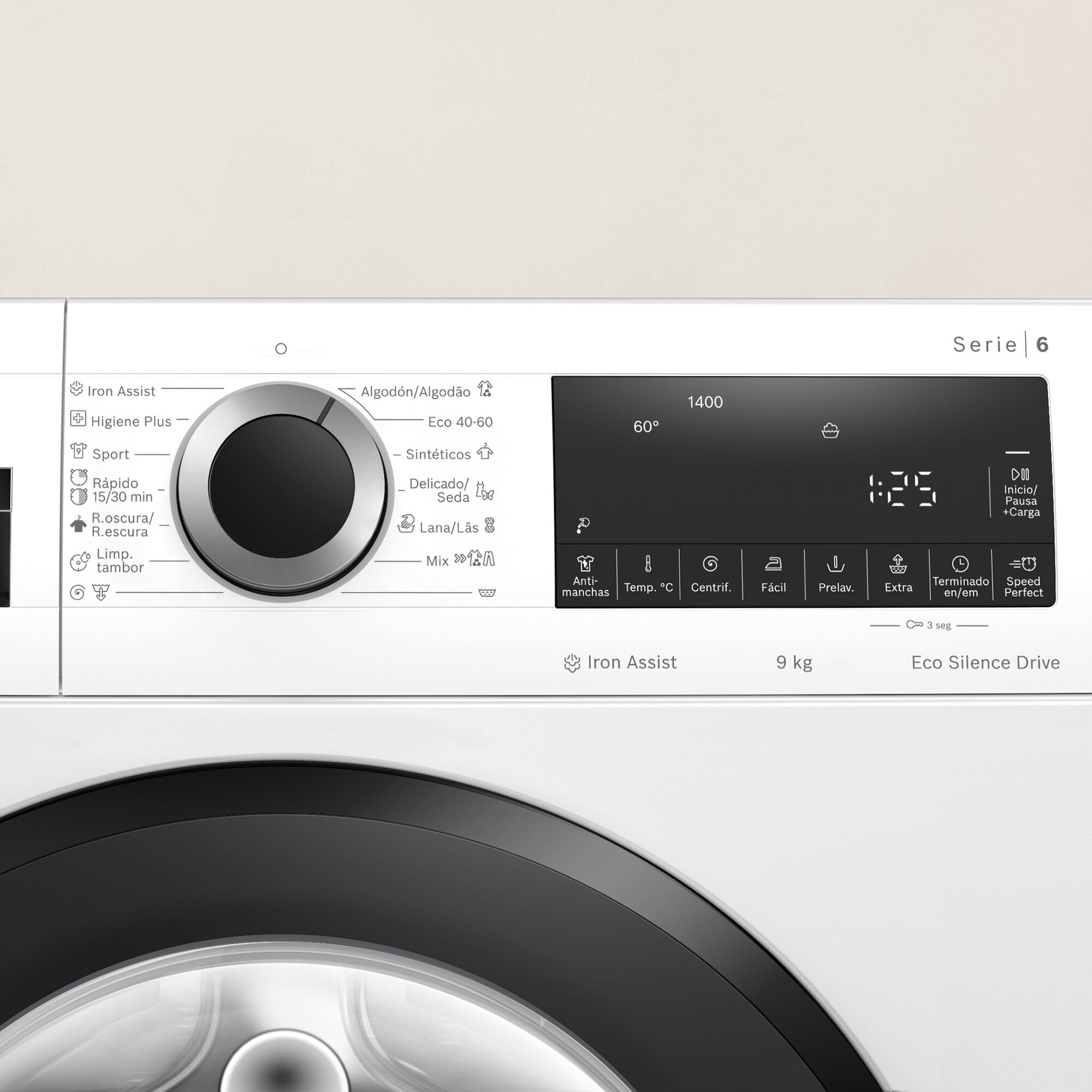 Recondicionado - Grade B - Máquina de Lavar Roupa Bosch WGG244Z0EP Carga Frontal de 9 Kg e de 1400 rpm - Branco Branco-5