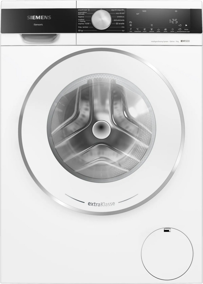 Imagem 0 de Recondicionado - Grade A - Máquina de Lavar Roupa Siemens iQ500 WG44G2F2EP i-Dos, Carga Frontal de 9 Kg e 1400 rpm - Branco