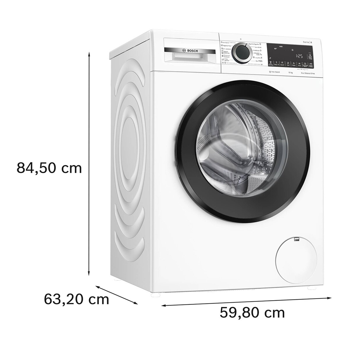 Recondicionado - Grade A - Máquina de Lavar Roupa Bosch Serie 6 WGG254Z4ES Carga Frontal. de 10 Kg e 1400 rpm - Branco Branco-2