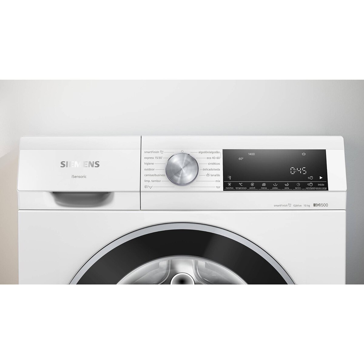 Recondicionado - Grade A - Máquina da Lavar Roupa Siemens WG54G2Z1ES Carga Frontal, de 10 Kg e de 1400 rpm - Branco Branco-3