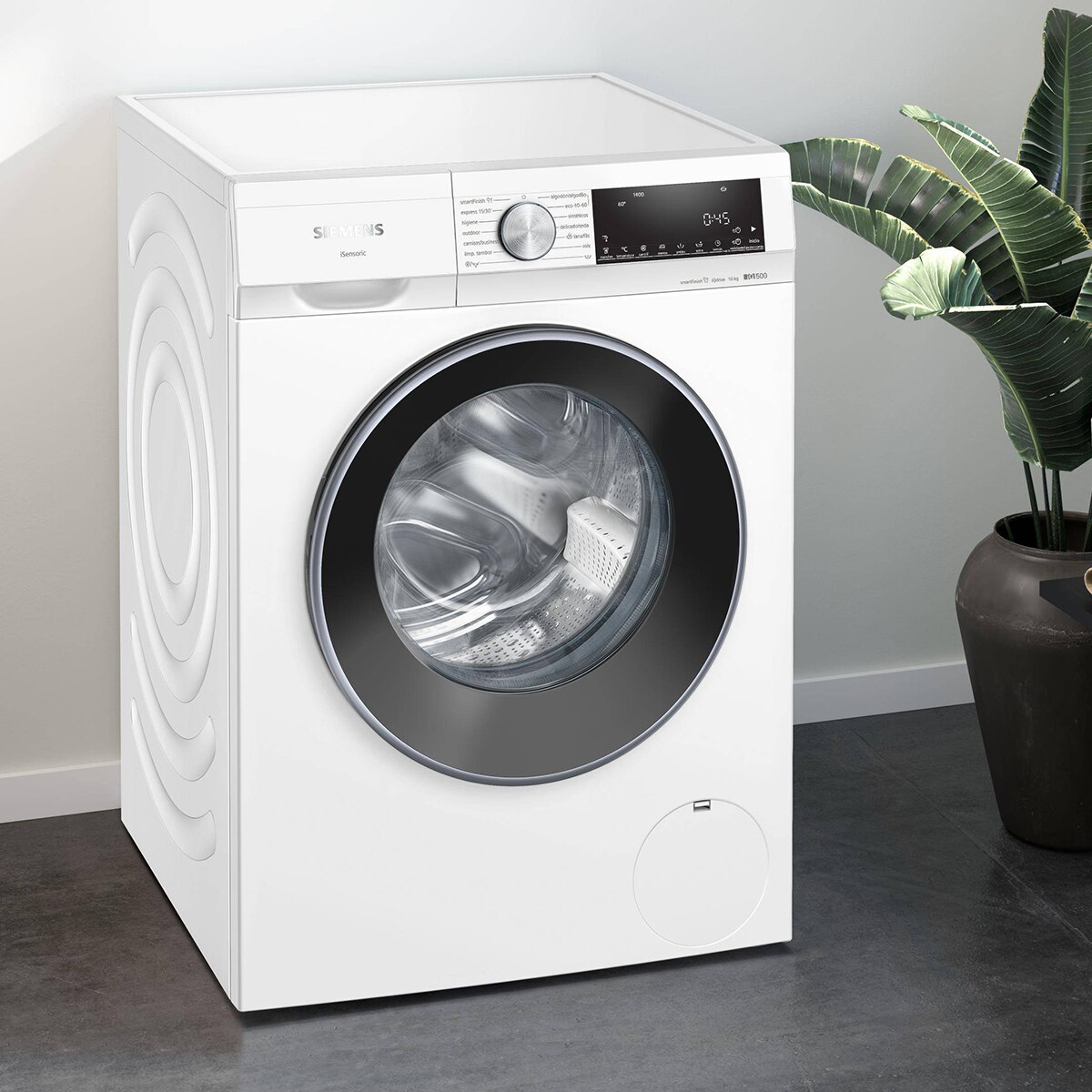 Recondicionado - Grade A - Máquina da Lavar Roupa Siemens WG54G2Z1ES Carga Frontal, de 10 Kg e de 1400 rpm - Branco Branco-7