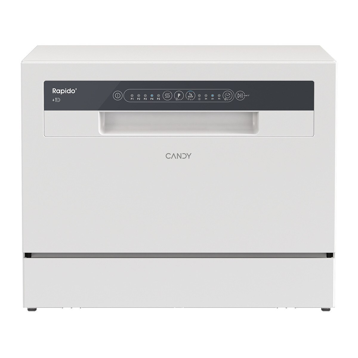 Imagem 0 de Recondicionado - Grade B - Máquina de Lavar Loiça Candy RapidoÓ CP 6E51LW Compacta, de 6 Conjuntos e de 45 cm - Branco