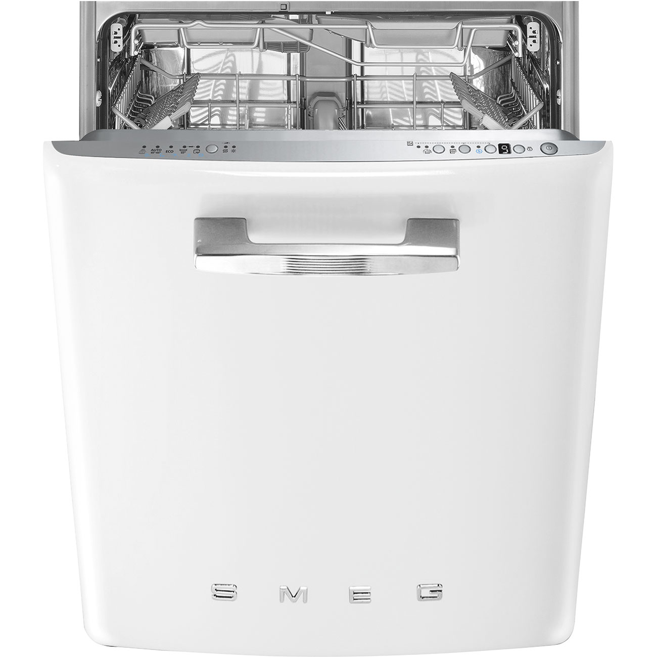 Imagem 0 de Recondicionado - Grade B - Máquina de Lavar Loiça Sob Bancada Smeg Anni 50 STFABWH3 Sistema de Lavagem Planetário, de 13 Talheres e de 60 cm - Branco Polido