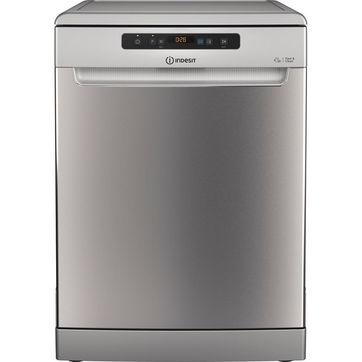 Imagem 0 de Recondicionado - Grade A - Máquina de Lavar Loiça Indesit DFO 3T133 A F X de 14 Talheres, 3ª Bandeja e de 60 cm - Inox